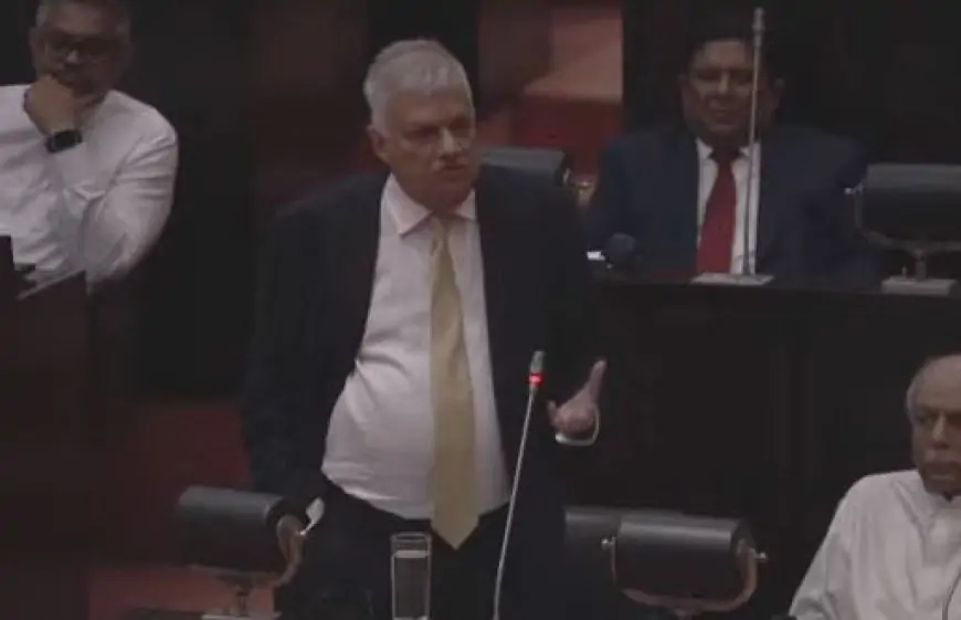 President Ranil delivers special statement in parliament