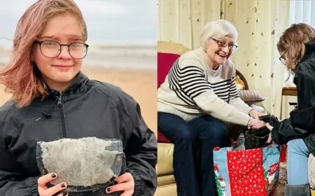 30 வருடத்துக்கு முன் திருடப்பட்ட கைப்பையை உரிமையாளரிடம் ஒப்படைத்த சிறுமி!