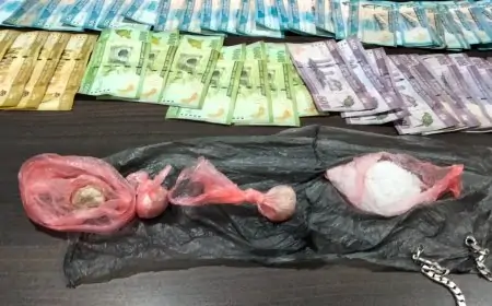 போதைப்பொருட்கள், பணத்துடன் மூவர் கைது