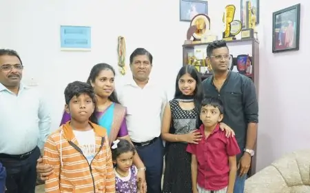 கில்மிஷாவை வீடு தேடிச் சென்று பாராட்டிய நீதி அமைச்சர்