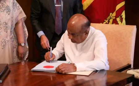 இணையவழி பாதுகாப்பு சட்டத்தில் சபாநாயகர் கையெழுத்திட்டார்