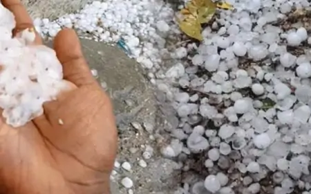 பலாங்கொடையில் ஆலங்கட்டி மழை