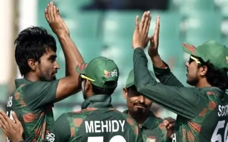 சதமடித்து மிரட்டிய நஜ்முல்... இலங்கையை வீழ்த்தியது பங்களாதேஷ்!