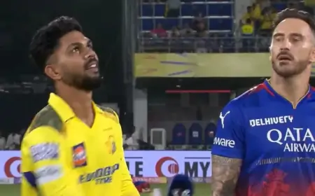 நாணய சுழற்சியில் வென்ற பெங்களூரு துடுப்பாட்டம் தேர்வு