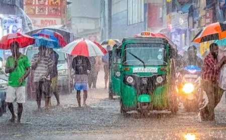 இன்றைய வானிலை தொடர்பில் வெளியான அறிவிப்பு இதோ!