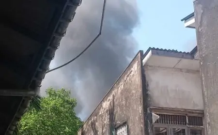 கொழும்பு கிராண்ட்பாஸ் பகுதியில் தீ பரவல்