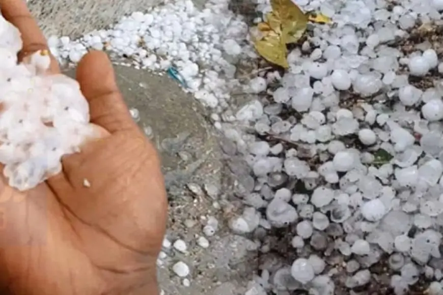 பலாங்கொடையில் ஆலங்கட்டி மழை