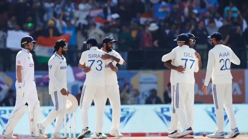 இங்கிலாந்து அணியை வீழத்தி டெஸ்ட் கிரிக்கெட்டில் சாதனை படைத்த இந்திய அணி!