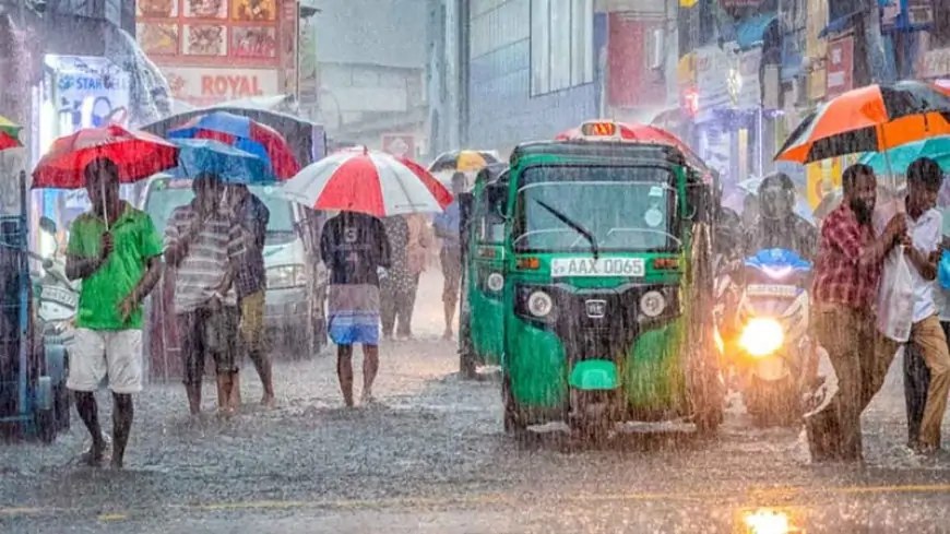 இடியுடன் கூடிய மழை; மக்களுக்கு விடுக்கப்பட்ட எச்சரிக்கை