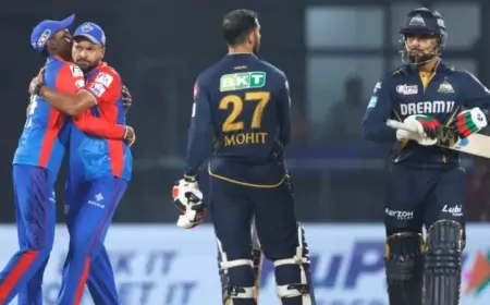 கடைசிவரை போராடிய குஜராத்; டெல்லி கேப்பிட்டல்ஸ் த்ரில் வெற்றி!