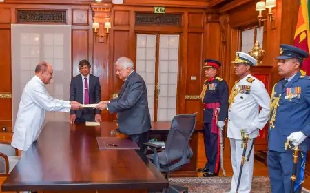 ஜனாதிபதியால் இரண்டு புதிய ஆளுநர்கள் நியமனம்