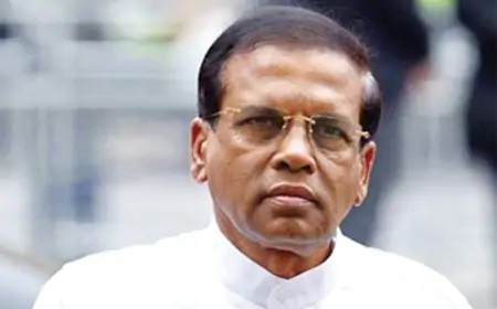 மைத்திரிபால சிறிசேனவிடம் 2 மணிநேர வாக்குமூலம்  பதிவு