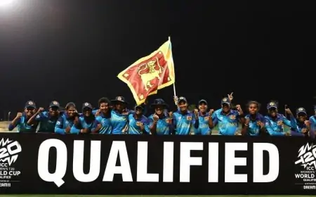 இலங்கை மகளிர் அணி அபார வெற்றி;  உலகக்கிண்ணத்துக்கு தகுதி