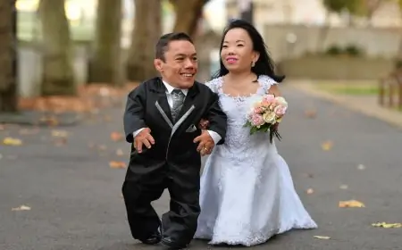 உலகின் உயரம் குறைந்த ஜோடி கின்னஸ் சாதனை