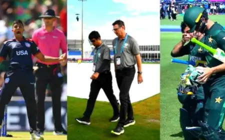 மழையால் போட்டி இரத்து.. அமெரிக்காவுக்கு அதிர்ஷ்டம்.. பாகிஸ்தானுக்கு நடந்த பரிதாபம்.. வெளியேறியது அயர்லாந்து!