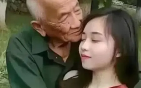 81 வயதான முதியவரை திருமணம் செய்த 23 வயது பெண்!