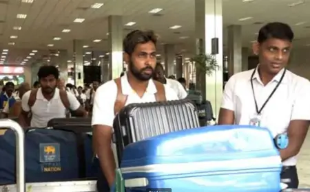 கோப்பையை பார்க்க கூட இல்லை.. நாடு திரும்பிய இலங்கை அணி 