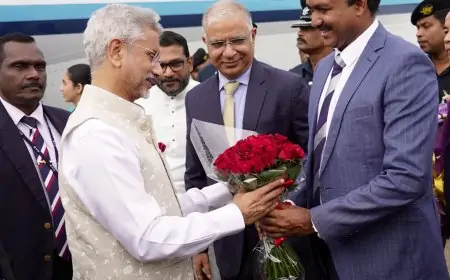 புதிய பதவிக்காலத்தில் முதல் விஜயம்; கொழும்பை வந்தடைந்தார் ஜெயசங்கர் 