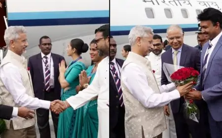 விசேட செய்தியுடன் இலங்கையை வந்தடைந்த இந்திய வெளிவிவகார அமைச்சர் ஜெய்ஷங்கர் 