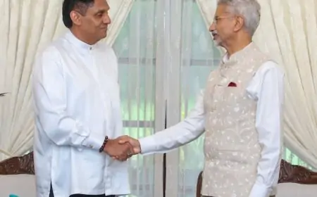 இந்திய வெளிவிவகார அமைச்சரை சந்தித்தார் எதிர்க்கட்சி தலைவர் 