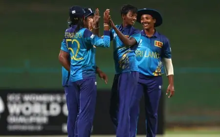 தரவரிசையில் முன்னேறிய இலங்கை மகளிர் கிரிக்கெட் அணி 