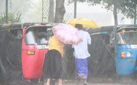 நாட்டின் பல பகுதிகளில் இன்றும் வெளுத்து வாங்கும் மழை