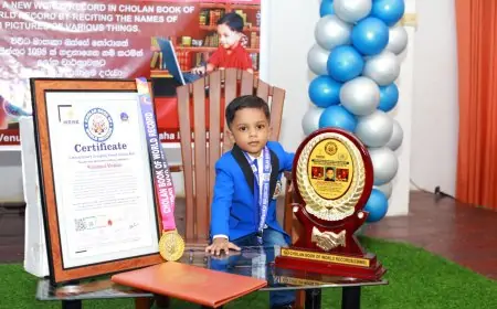அதிக ஞாபகத் திறன் மூலம் சோழன் உலக சாதனை படைத்த 3 வயது குழந்தை