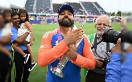 ரோஹித் ஷர்மாவும் ஓய்வை அறிவித்தார் - ரசிகர்கள் சோகம்