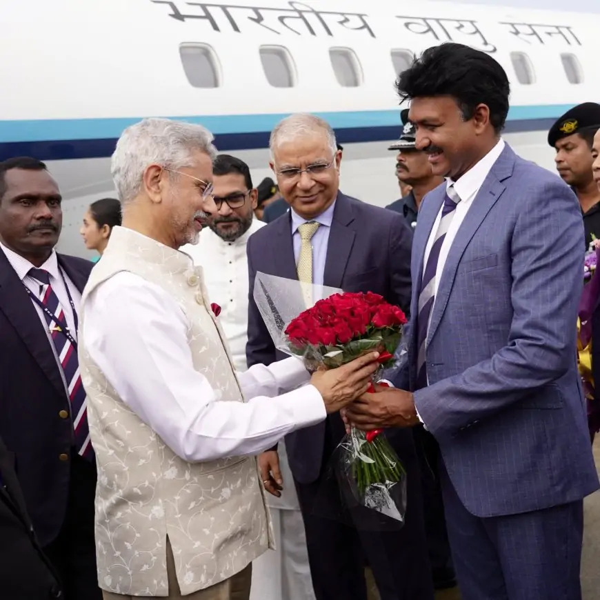 புதிய பதவிக்காலத்தில் முதல் விஜயம்; கொழும்பை வந்தடைந்தார் ஜெயசங்கர் 