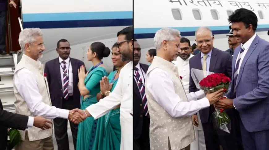 விசேட செய்தியுடன் இலங்கையை வந்தடைந்த இந்திய வெளிவிவகார அமைச்சர் ஜெய்ஷங்கர் 