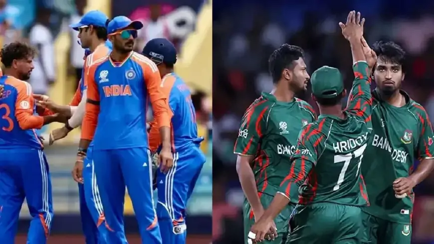 இந்தியா - பங்களாதேஷ் அணிகள் இன்று மோதல்