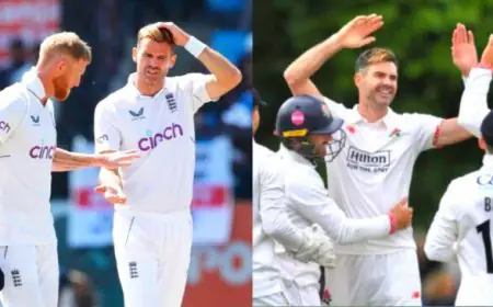 6 ஓவர்கள் 6 விக்கெட்... வரலாற்றில் முதல்முறை.. ஓய்வுக்கு முன்பாக ஆண்டர்சன் அதிரடி