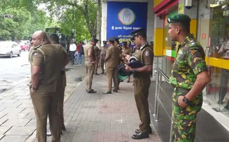 ஸ்ரீ லங்கா சுதந்திரக் கட்சியின் தலைமையகத்துக்கு பலத்த பாதுகாப்பு