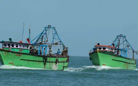 எல்லை தாண்டி மீன்பிடித்த 13 தமிழக மீனவர்கள் கைது