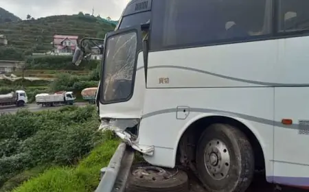 நுவரெலியா பேருந்து விபத்தில் 40 பேர் காயம்