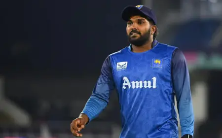 அணித்த தலைவர்  பதவியில் இருந்து வனிந்து ஹசரங்க ராஜினாமா