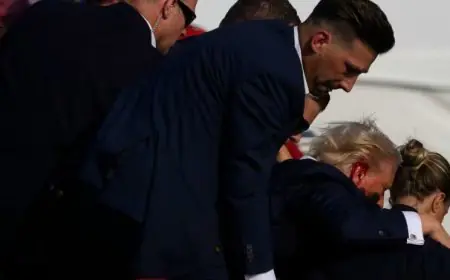 பிரசாரத்தின் போது டொனால்ட் ட்ரம்ப் மீது துப்பாக்கிச் சூடு!