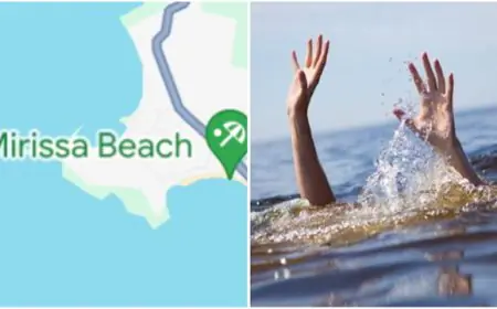 கடலில் குளித்த வெளிநாட்டு பெண் நீரில் மூழ்கி மரணம்