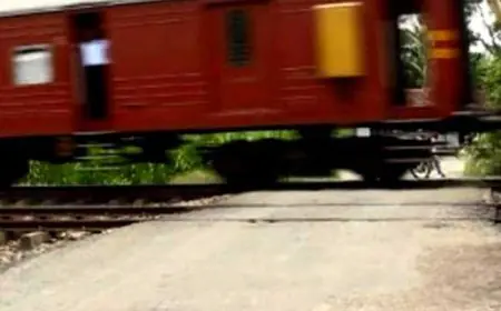 ரயிலில் மோதுண்டு ஒருவர் உயிரிழப்பு