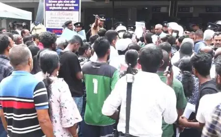 புதிய முறையால் கடவுச்சீட்டு அலுவலகம் முன் பரபரப்பு