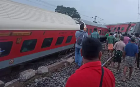 ஜார்க்கண்ட் ரயில் தடம் புரண்டு விபத்து: இருவர் பலி, 20 பேர் காயம்