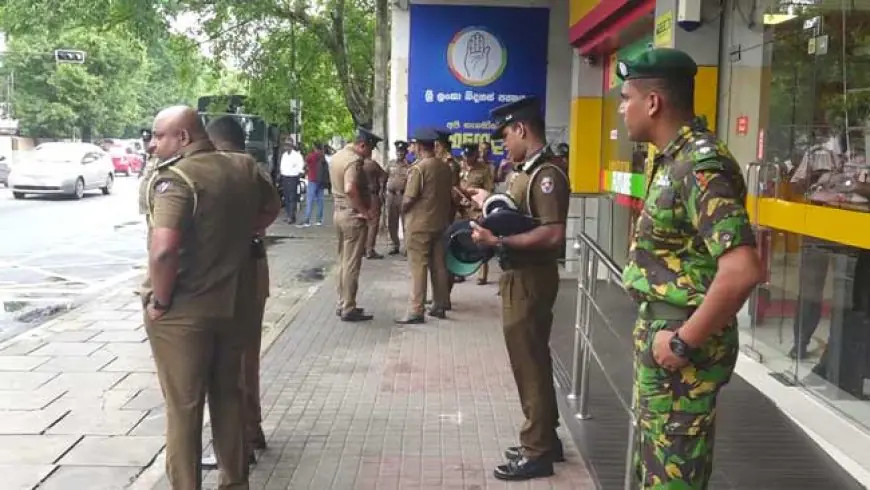 ஸ்ரீ லங்கா சுதந்திரக் கட்சியின் தலைமையகத்துக்கு பலத்த பாதுகாப்பு