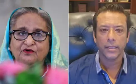 ஷேக் ஹசீனா மீண்டும் அரசியலுக்கு திரும்புவாரா? அவரது மகன் வெளியிட்ட தகவல்