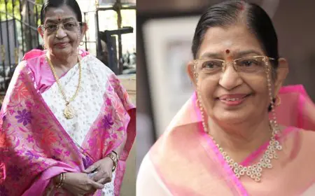 பிரபல பின்னணி பாடகி பி.சுசீலா வைத்தியசாலையில் அனுமதி