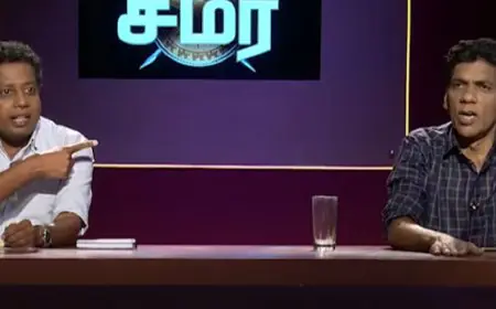 தொலைக்காட்சி அரசியல் விவாத நிகழ்ச்சியில் தமிழ் பாராளுமன்ற உறுப்பினர்கள் கைகலப்பு