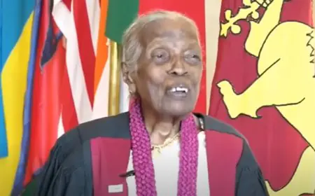 97 வயதில் முதுகலைப் பட்டம் பெற்ற இலங்கைப் பெண்