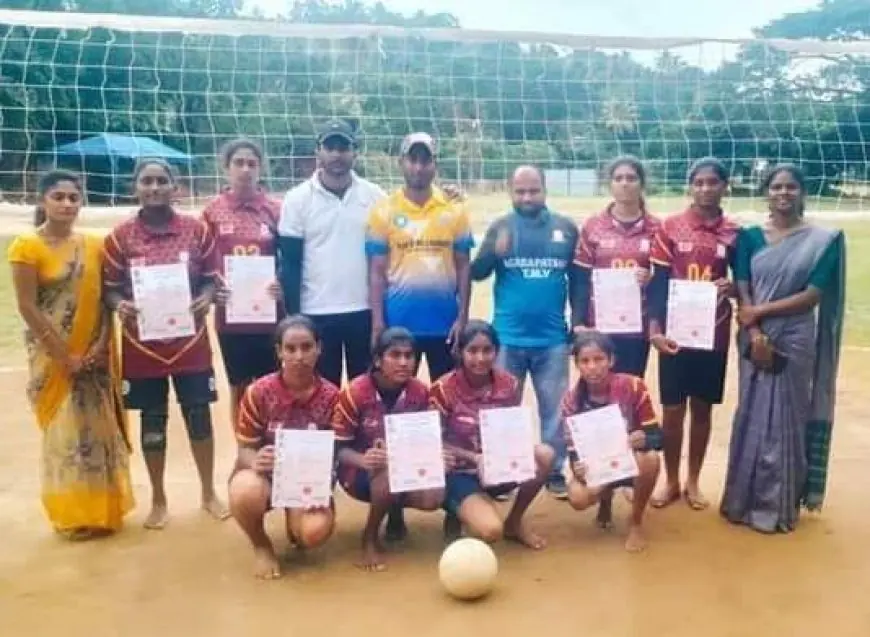 அகில இலங்கை ரீதியிலான கரப்பந்தாட்ட போட்டிக்கு தகுதி!