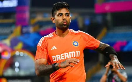 Suryakumar Yadav Set for Duleep Trophy Return After Injury, Eyes Bangladesh T20Is