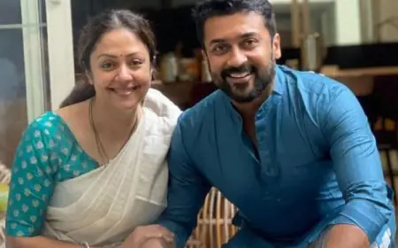 சூர்யாவிடம் உள்ள  கெட்ட பழக்கத்தால் தினமும் சண்டை - ஜோதிகா சொன்ன சீக்ரெட் !