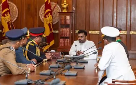 பாதுகாப்பு தரப்பினருடன் புதிய ஜனாதிபதி சந்திப்பு